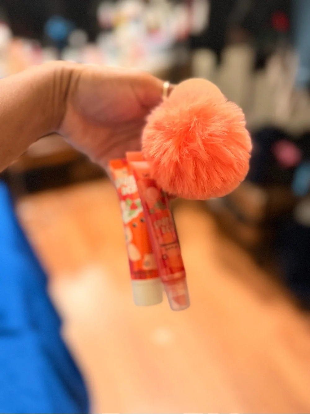 Cute Hand Cream & Shimmer Lip Balm Set
